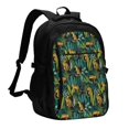 thumbnail image 1 of Balery Jungle Leopard Yellow Mochila con carga USB para hombre y mujer - Mochila impermeable y antirrobo para portátil con puerto USB para viajes, trabajo, estudios y universidad, 1 of 7
