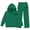 X2-LOS ANGELES Dark Green, variant on sususu Girls Letter Hoodie And Pants Set Casual For Everyday Wear