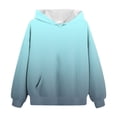 thumbnail image 6 of JUMEYU Toddler Hoodie Kids' Soft Brushed Fleece Casual Basic Pullover Hooded Sweatshirt Hoodie for Girls 3T 4T (Mint Green,3-4 Years), 6 of 6