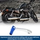 thumbnail image 5 of Palanca de cambio de motocicleta plegable para Honda CRF150F 2003-2017, pedal de aleación de aluminio, brazo de cambio, tono plateado con cabeza azul, 5 of 6