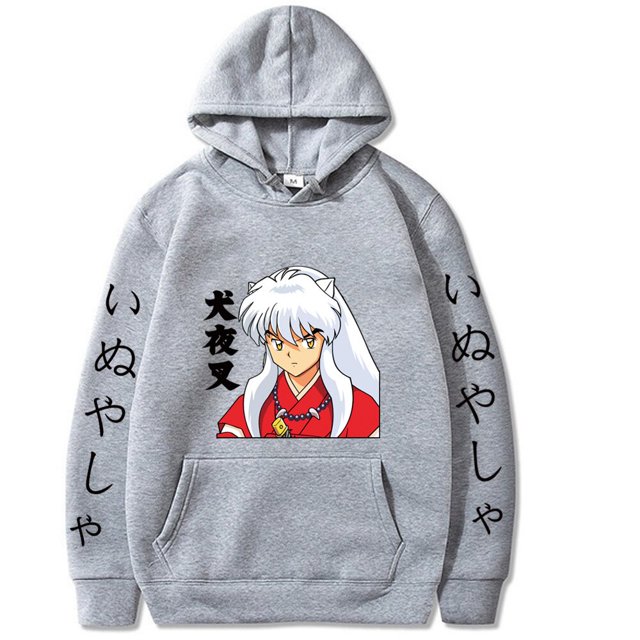 Uniex Anime Inuyasha Sudadera Con Capucha Harajuku Streetwear