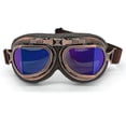 thumbnail image 1 of Motocross Goggles, Steampunk Vintage Aviator Style Pilot Motorcycle Cruiser Scooter Goggle Biker Racer Cruiser Touring Helmet Half Helmet, 1 of 5