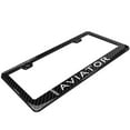 thumbnail image 3 of Lincoln Aviator Black Real Carbon Fiber Finish ABS Plastic License Plate Frame, 3 of 8
