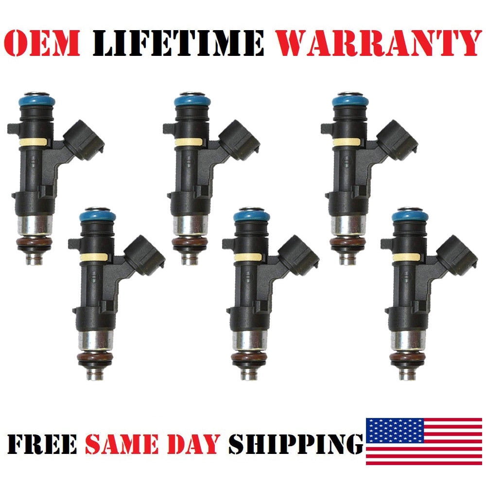 x6 OEM NEW Bosch Fuel Injectors For 20032004 Nissan Murano 3.5L V6
