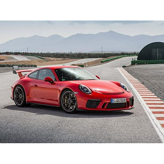 Iconic Arts Laminated 32x24 Poster: Porsche 911 GT3