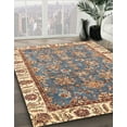 thumbnail image 3 of Ahgly Company Machine Washable Indoor Rectangle Abstract Tan Brown Area Rugs, 8' x 12', 3 of 7