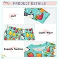 thumbnail image 4 of Dailycode Cotton Pajama Set Snug Fit Long Sleeve Top and Pants for 18M-8Y Cartoon Cats and Fruit, 4 of 7
