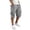 Grey, variant on HAYIMI Men Cargo Shorts With Straight Insert Pockets Casual Summer Solid Color Moisture-Wicking Stretch Golf Classic-Fit Bottoms, Army Green, XL