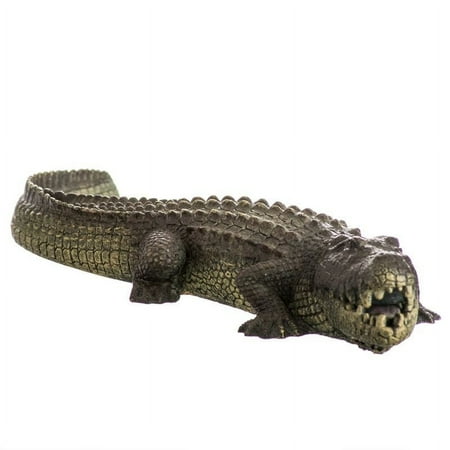 UPC: 0030157016760 | Blue Ribbon Exotic Environments Bubbling Alligator Aquarium Ornament – 11.5 l X 3.5 w X 1.5 h