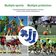 thumbnail image 4 of Becaristey Blue Football Stockings Wide Range Of Uses With Non-Slide Leg Protection Soccer Shin Guards For Kids Adult code, 4 of 6