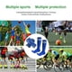 thumbnail image 2 of Yuarrent Medias azules antideslizantes de protección de piernas, ajuste seguro para juegos de fútbol, espinilleras de fútbol para Ropa Deportiva, Zapatos código adulto, 2 of 6