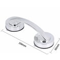 thumbnail image 1 of Shisuyan 2PCS Suction Cup Shower Handles: Strong Adhesive Grab Bars for Bathroom Safety - Removable Handrails - Portable Suction Handles for Glass and Tile, 1 of 7