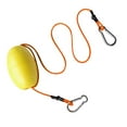 thumbnail image 2 of Canoa Kayak Línea de Remolque Accesorios de Tiro Correa Flotante con Flotador y Clip de Anclaje Accesorios Grip Cuerda de 74cm y Flotador de 9.7 cm Amarillo + amarillo fluorescente Macarena Línea de tiro de remolque de kayak, 2 of 6