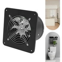 Gdrasuya10 7" Exhaust Fan 2800 RPM High Speed Extractor Utility Blower Exhaust Smoke Ventilation Fan 50W 380 CFM Wall Mounted Kitchen Garage Kitchen Bathroom Windows Fan
