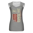 thumbnail image 4 of haizhen 4th of July Tank Tops for Women Dressy Casual V Neck 250 Years Patriotic Shirts for Women 250th Anniversary USA Shirt Sleeveless Summer Outfits Womens Graphic Tees Light Gray, L, 4 of 6