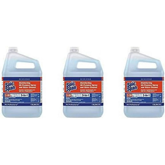 LIJA Disinfecting All purpose Spray And Glass Cleaner Fresh Scent 1 Gal Bottle 3carton