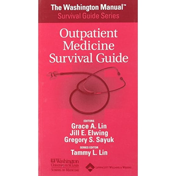 Pre-Owned The Washington Manual® Outpatient Medicine Survival Guide (The Washington Manual Survival Guide Series) Paperback