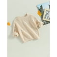 thumbnail image 3 of Bagilaanoe Newborn Baby Girl Knitted Sweater Long Sleeve Flower Pullover 3M 6M 9M 12M 18M 24M Infant Warm Jumpers Tops Fall Loose Knitwear, 3 of 8