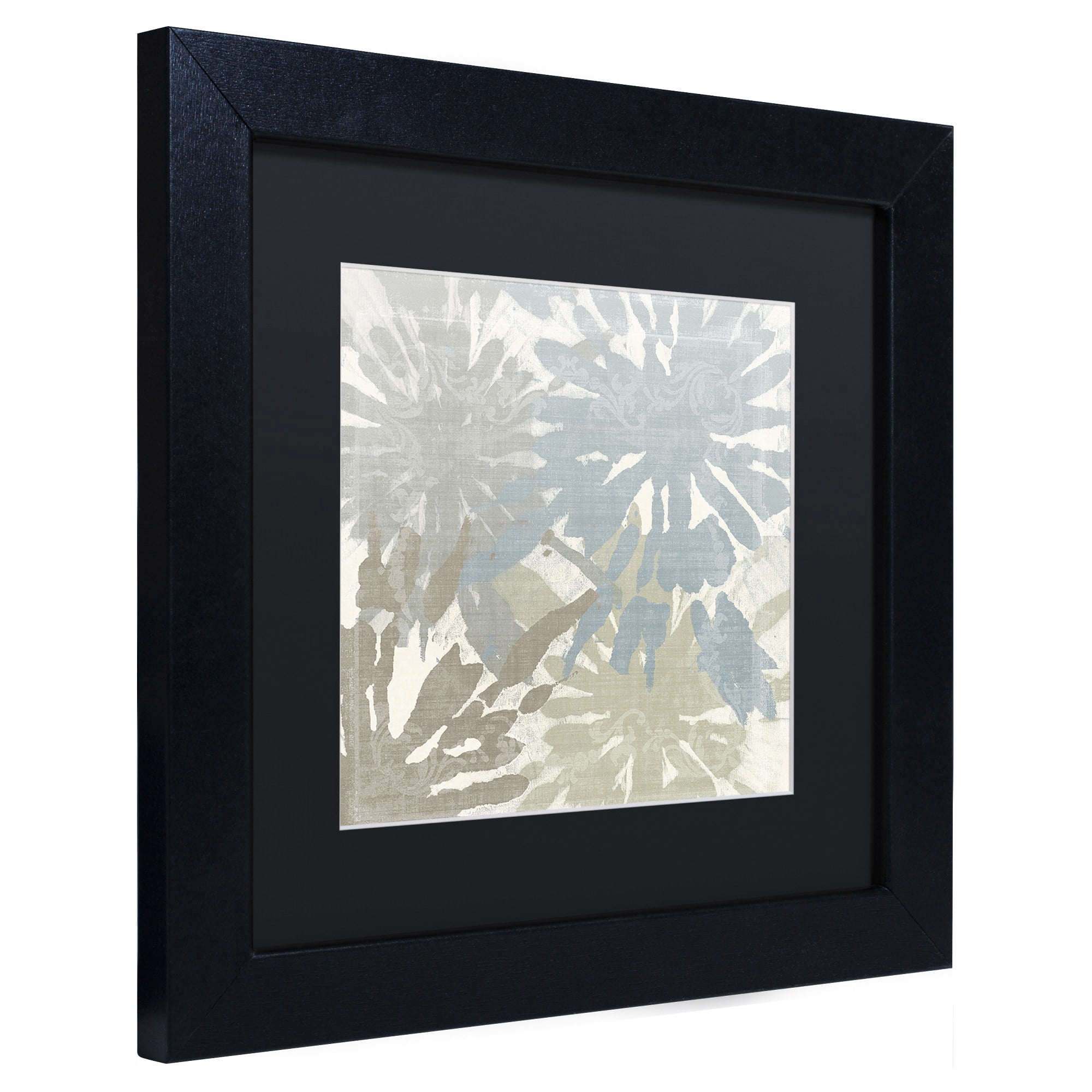 Trademark Fine Art Abstract Matted Framed Art ' Beach Curry II ' by Color Bakery