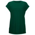 thumbnail image 2 of Womens T Shirts Summer Tops 2025 Cap Sleeve Crewneck Pleated Front Loose Fit Casual Tees Tshirts Shirts for Women, 2 of 7