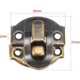 thumbnail image 4 of Pestillo para maleta de 10 piezas, pestillo para cajas de madera de tamaño pequeño con tornillos de bronce esquí esquí Gafas de esquí, 4 of 4