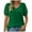Green, variant on Elainilye Fashion Womens Casual Tops Causal V-Neck Vintage Solid Blouse Short Sleeve T-Shirt Summer Tops,Black