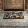 thumbnail image 4 of Mainstays Floral Hello Polyester Door Mat 18x30, 4 of 5