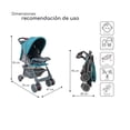 thumbnail image 4 of Carriola para Bebé D'Bebe Plegable Con Charola,6 a 24 meses o15kg Azul, 4 of 9
