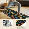 thumbnail image 4 of Multicolor Controllers Games Icons Black Pattern Hot Yoga Mat Towel Non Slip for Hot Yoga - Quick-Drying Yoga Mat Cover with 4 Corner Pockets with Travel Bag - Hot Yoga Towel Non Slip 74"x26", 4 of 6