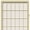 Ivory, variant on Red Lantern 7 ft. Tall Window Pane Shoji Screen - Natural - 8 Panels