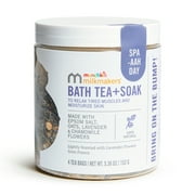 Munchkin Milkmakers Prenatal Bath Tea + Soak to Relax Muscles, Made with Epsom Salt, Oats, Lavender & Chamomile Flowers, 4 Count