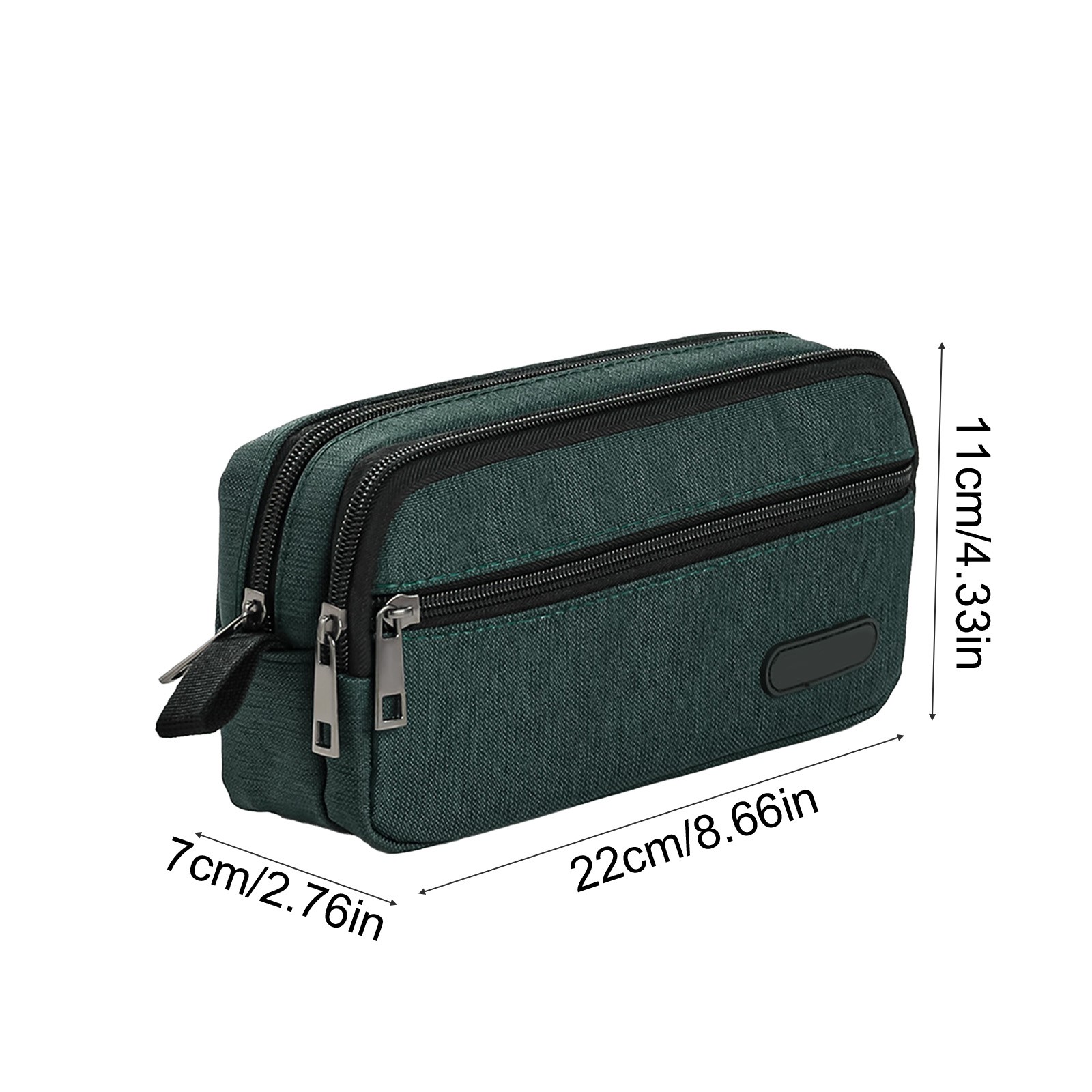 Estuche para lápices de gran capacidad con cierre para útiles escolares a granel, esencial para el aula, organizador de regreso a clases. 3