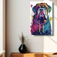 thumbnail image 4 of Neapolitan Mastiff Dog Wall Art Cute Animal Decor for Kid's Bedroom, Home Office Conversational Piece, Bathroom Decor, Gifts for Dog & Beach Lover, Baby Shower, Birthday, Hang Ready, 4 of 6