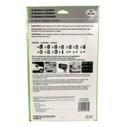 Hy-Ko 2 Vinyl Black and Gold Self-Adhesive Number & Symbol Kit, 0-9 Included