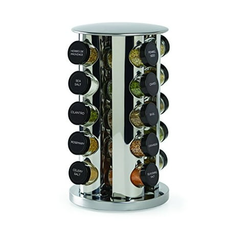 Kamenstein 30020 Revolving 20 Jar Countertop Spice Rack Tower