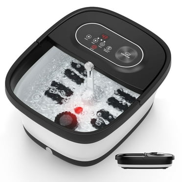 Snailax Foot Spa Bath Massager with Heat,8 Shiatsu Massage Rollers,Relieve Feet Muscle Pain, Gift