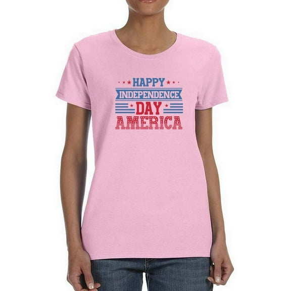 Independence Day America T-Shirt Women -Image by Shutterstock, Female Small