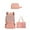 Pink, variant on Deago Lightweight Packable Backpack Water Resistant Travel Hiking Daypack Foldable Backpack for Men Women (Black)