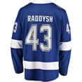 thumbnail image 3 of Men's Fanatics Darren Raddysh Blue Tampa Bay Lightning Home Premier Breakaway Player Jersey, 3 of 3