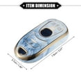 thumbnail image 6 of Unique Bargains Key Fob Cover Compatible for Buick Enclave Verano Encore, 6 Button Porcelain Pattern Soft TPU Remote Keyless Smart Key Fob Case Protection Shell Blue, 6 of 7