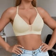 thumbnail image 4 of Xdegoge Backless Bras for Women Push Up Convertible Adjustable Straps Wireless Bralette Seamless Minimizer Full Coverage Padded No Underwire Bra, 4 of 8