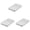 A 3PCS, variant on YWIYIUD 1PCS Kitchen Silverware Tray Kitchen Tool,Silverware Drawer Organizer,Storage Box for Flatware Silverware Stationery Kitchen Drawer Bathroom 12 x10 inch