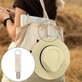 thumbnail image 2 of Boc Lace Macrame Hat Clip with Spring Elegant Beautiful Simple All Match Stylish Travel Cap Holder Trip Accessory, 2 of 10