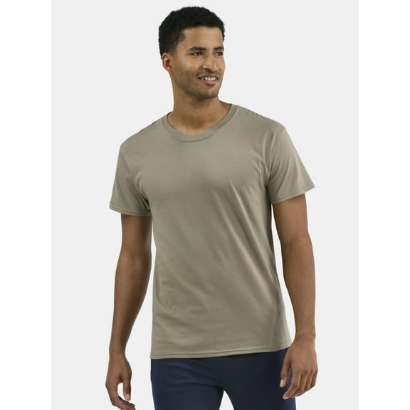 Athletic Works Men's and Big Men's Cotton Active Tee, Sizes XS-5XL and Tall Sizes