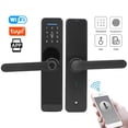 thumbnail image 4 of Mechanical Keys Intelligent Lock, Home Security Device Fingerprint Door Handle, For School Locker Smart Security Home Anti-theft, 4 of 8