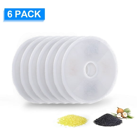 Cat Water Fountain Filters Replacement Filters for Pet Catit Flower Fountain Gex Cat Water Fountain 6Pcs