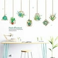 thumbnail image 2 of Hanging Geometric Plant Wall Decals Succulent Pot Wall Stickers Removable Art Murals for Bedroom Living Room Offices Classroom Decoration$$Tools, 2 of 7