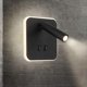 thumbnail image 1 of Bedside Lamp LED Wall Lamp Indoor Hotel Wall Lights Bedside Corridor Wall Lamp with Switch Black 3W, 1 of 5