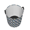 thumbnail image 3 of Balery Cute Rabbit Round Laundry Basket with Handles Waterproof Freestanding Laundry Hamper for Clothes Toys in the Dorm and Family-Medium, 3 of 8