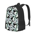 thumbnail image 1 of Balery Panda And Eucalyptus Mochila para hombre y mujer - Tela Oxford 600D resistente - Gran capacidad, resistente al agua, ideal para la escuela, viajes y senderismo, 1 of 6